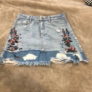 Miss Sixty mini jeans skirt
